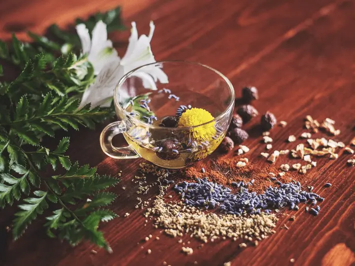 14-gyogynovenyek-tea-uveg-bogreben A legjobb természetes immunerősítő vitaminok és gyógynövények Immunrendszer 