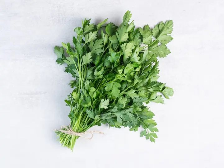 bunch-fresh-coriander-leaves-stone-surface-high-quality-photo Nyirokrendszer természetes tisztítása Méregtelenítés 