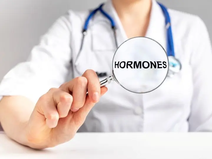 doctor-studying-hormones-concept-magnifier-with-word A B-vitaminok és hormonrendszer Hormontámogatás 
