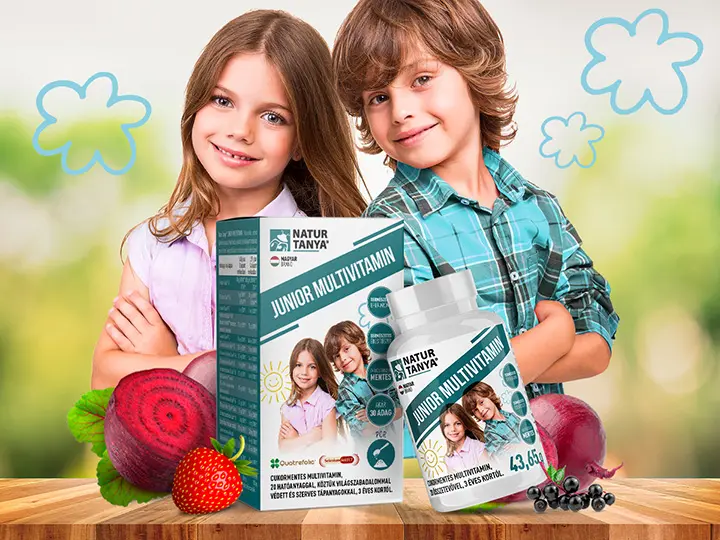 junior-multivitamin-termeszetes-gyerekvitamin-gyerekek Természetes gyerekvitamin, óvodás és kisiskolás gyermekeknek Immunrendszer 