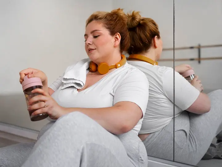 side-view-professional-plus-size-dancer-training Metabolikus szindróma: Tünetei, okai és kezelése Testsúlycsökkentés 