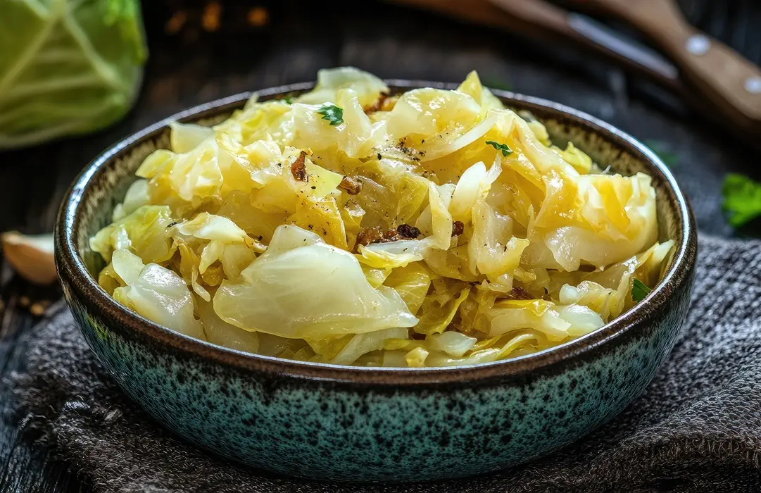 stewed-braised-cabbage-served-bowl-background A fermentálás 5 előnye és módjai Emésztés 